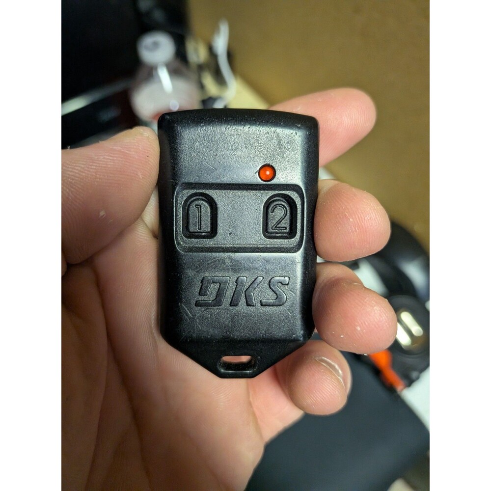 USED DKS 2-Button DOOR KING SECURITY Remote Transmitter Fob - LSD69T